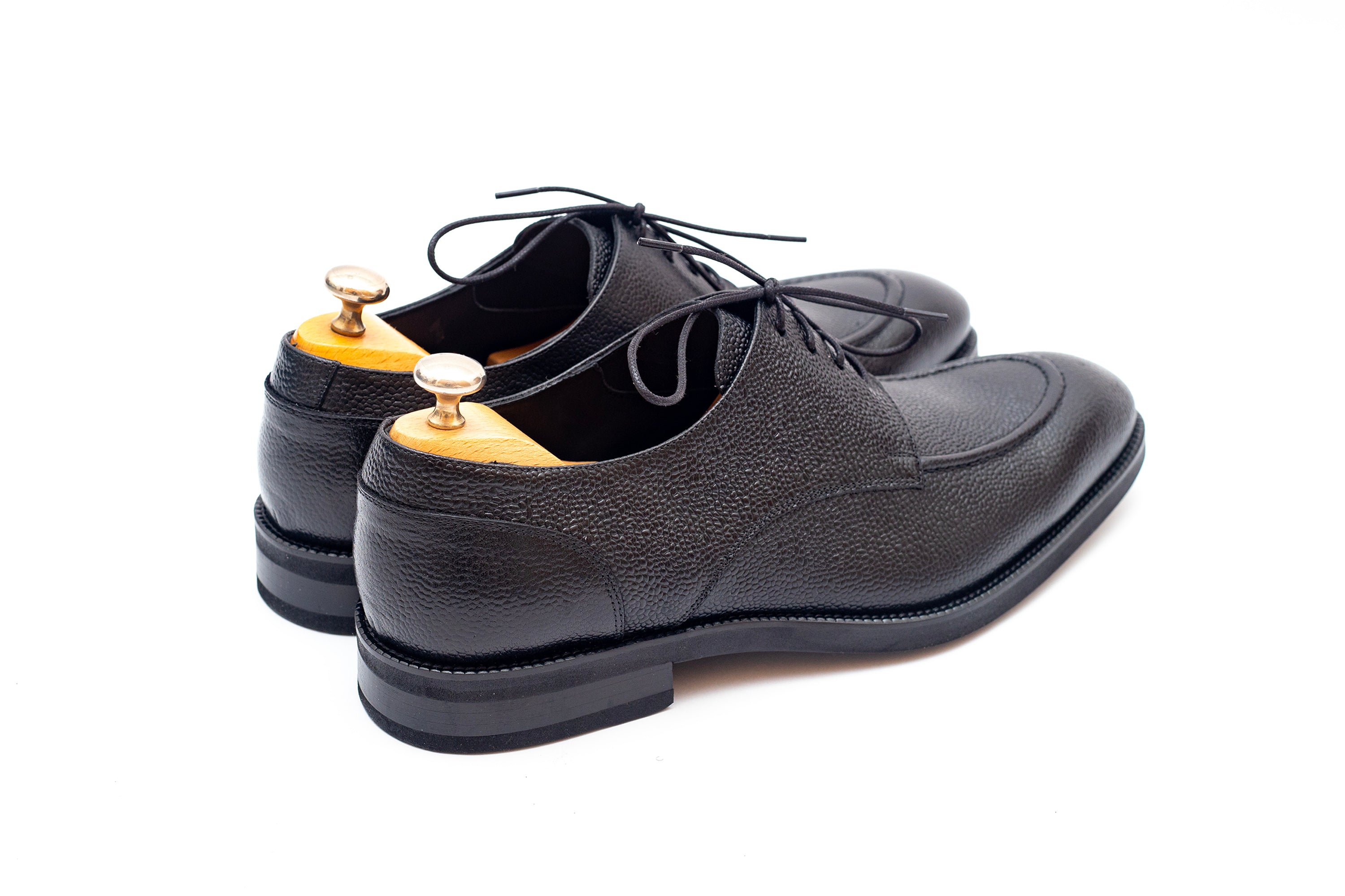 Dandelion Black Derby Lace up Shoe