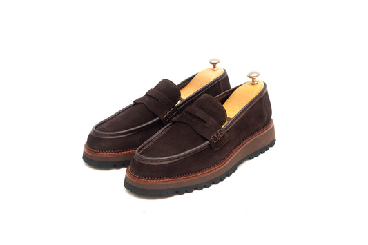 Ngwane Kiltie Dark Brown Loafer