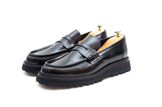 Ngwane Kiltie Black Loafer