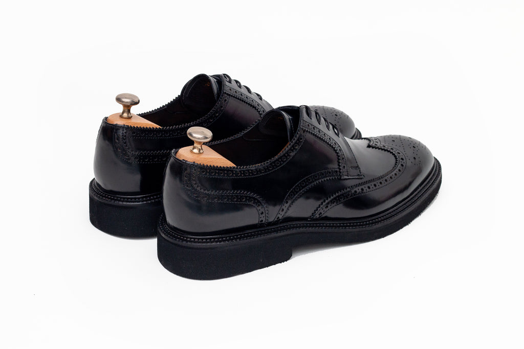 Sleek Classic Brogue Lace up Shoe