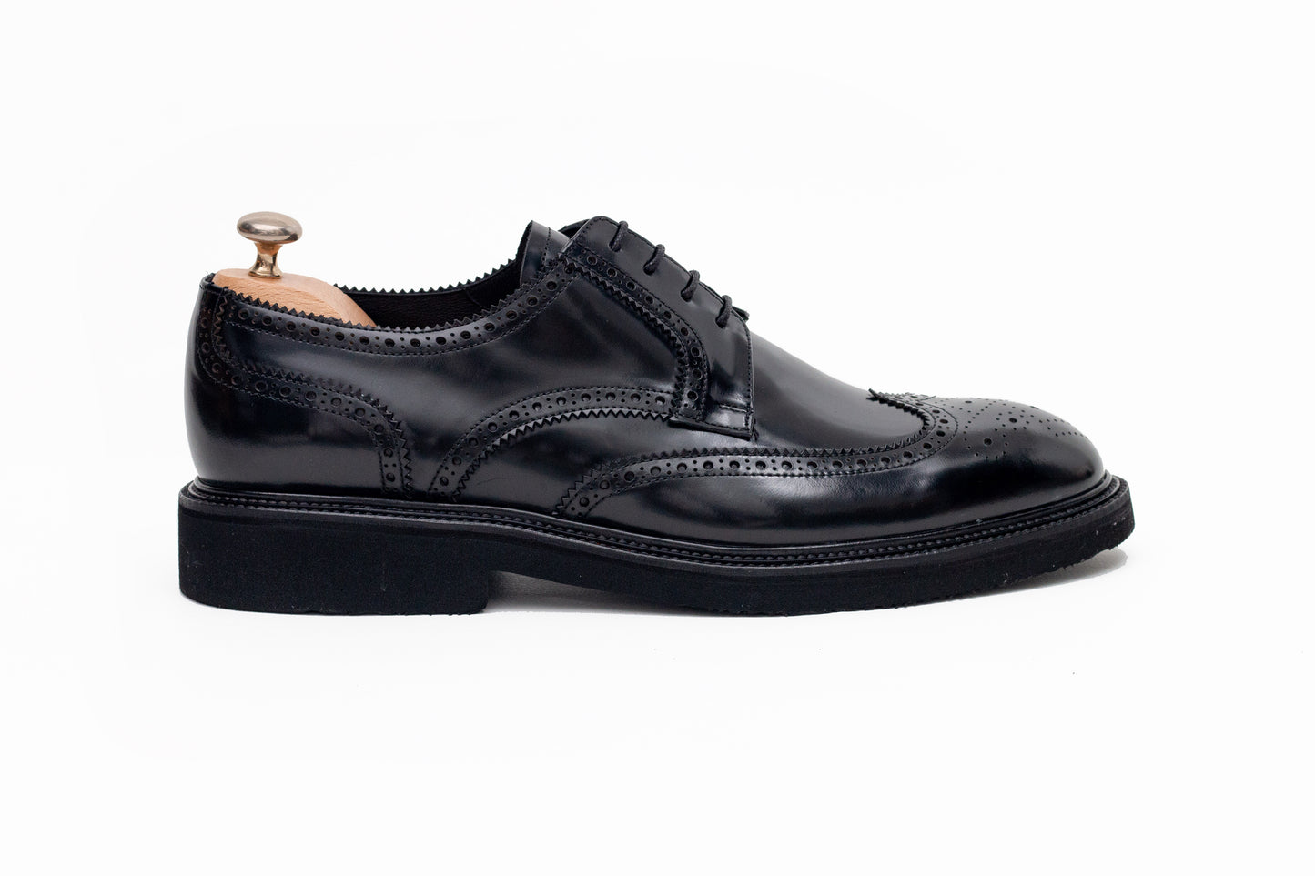 Sleek Classic Brogue Lace up Shoe