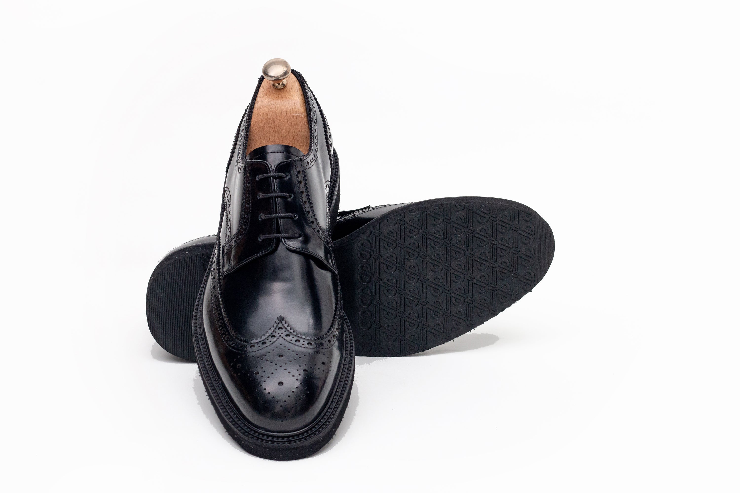 Sleek Classic Brogue Lace up Shoe