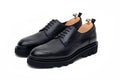 Grandeur Derby Lace up Black Shoe
