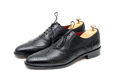 Naples Brogue Lace-up Black