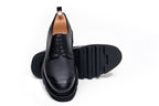 Grandeur Derby Lace up Black Shoe
