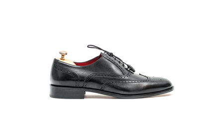 Naples Brogue Lace-up Black