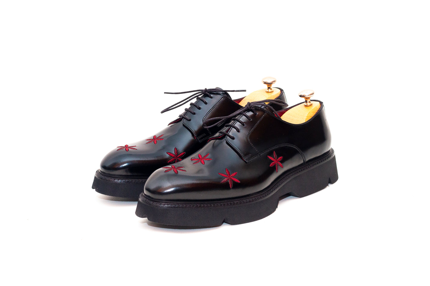 Peacock Bordo Star Derby Shoe