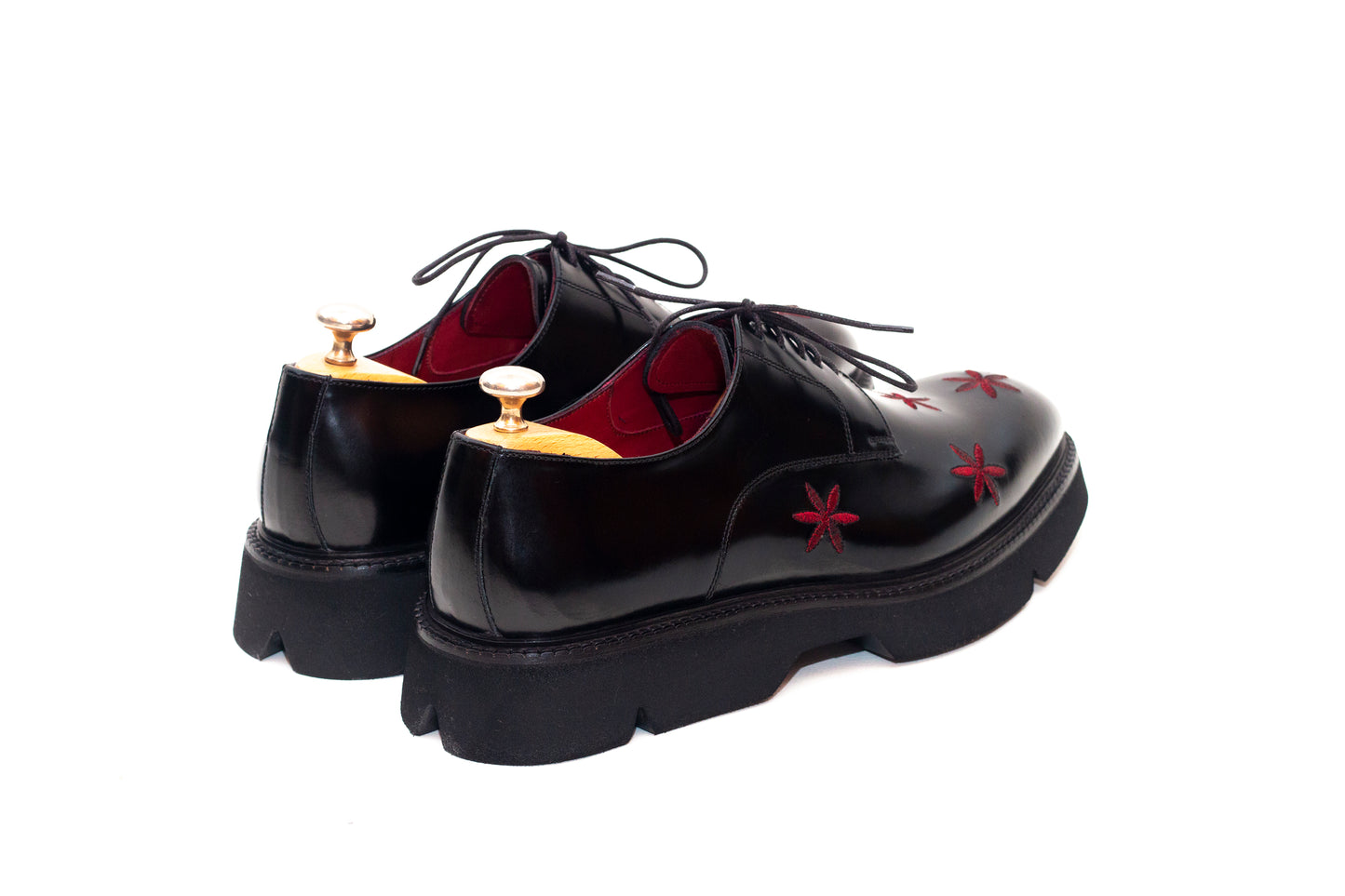 Peacock Bordo Star Derby Shoe