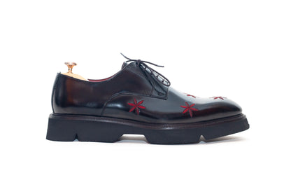 Peacock Bordo Star Derby Shoe