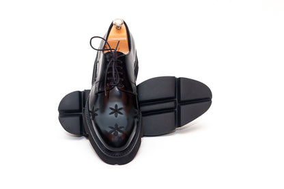 Peacock Black Star Derby Shoe