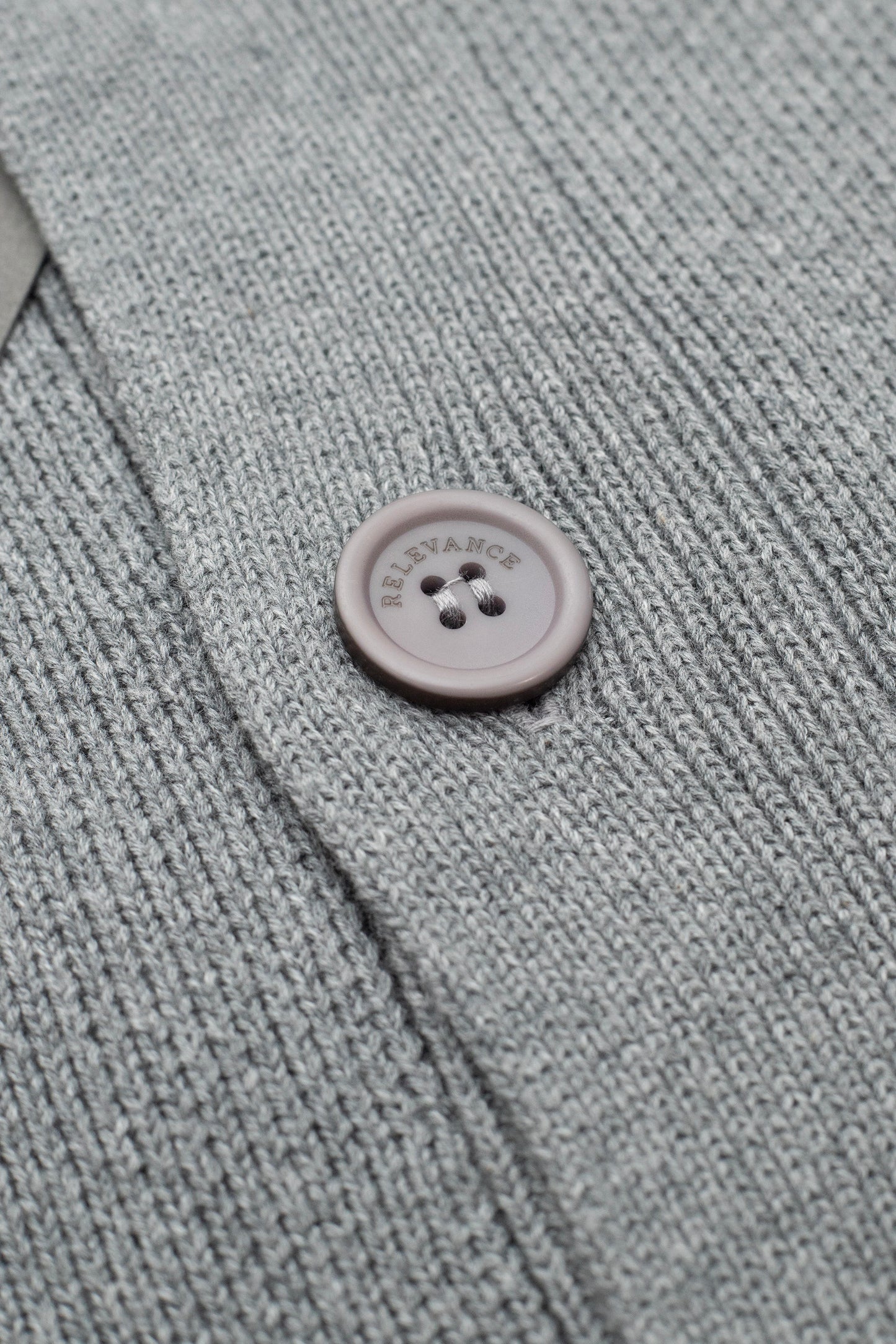 Grey Cotton Cardigan