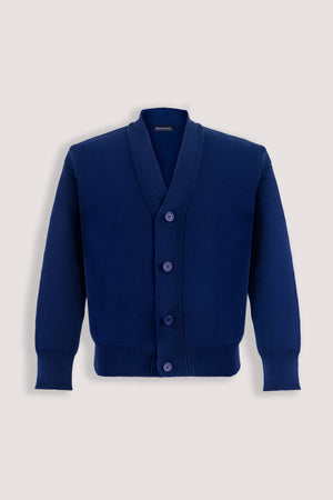 Navy Cotton Cardigan