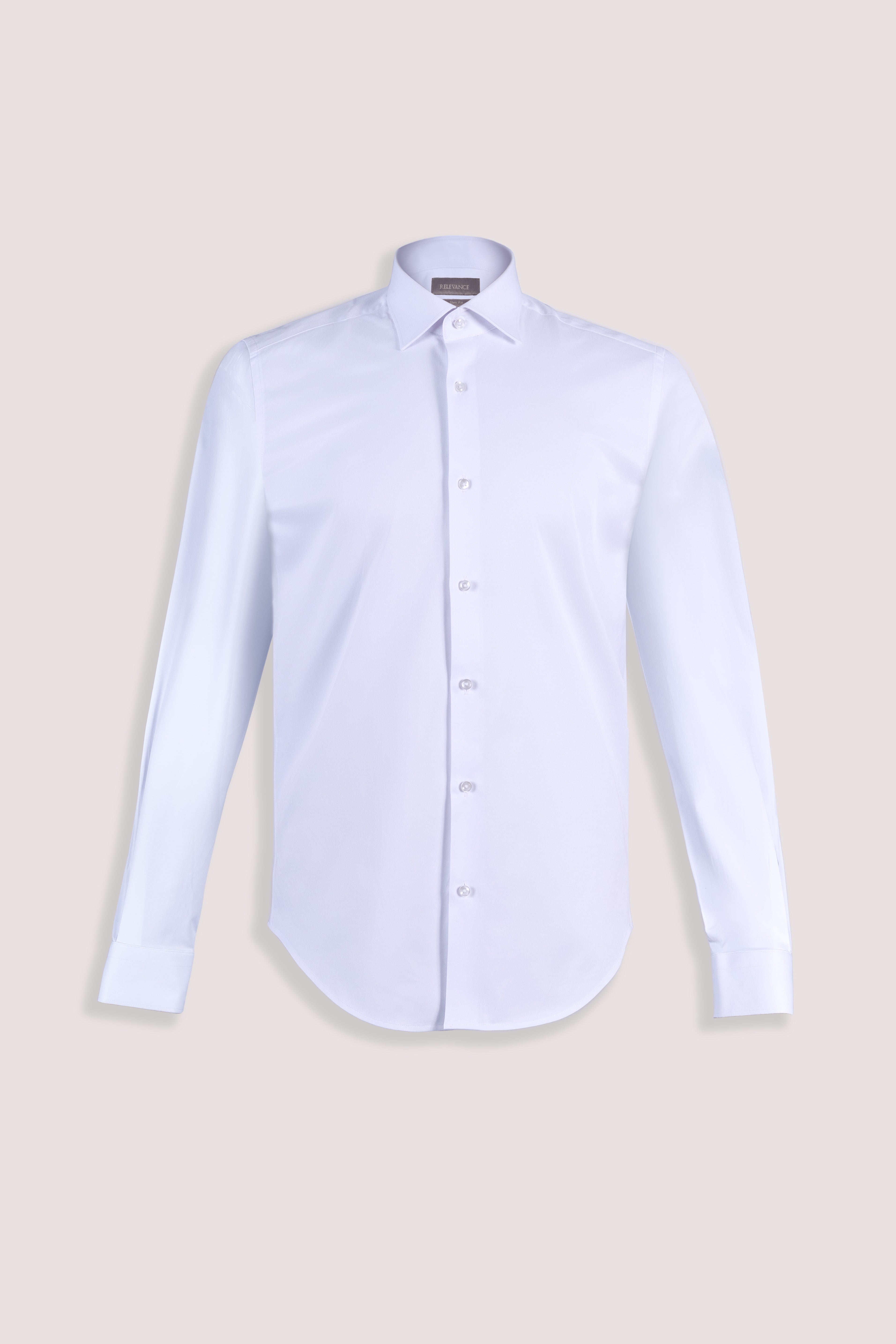 White Plain Cotton Shirt