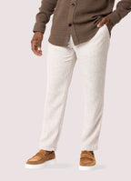 Regular Fit Jacquard Pants - Latte