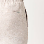 Regular Fit Jacquard Pants - Latte