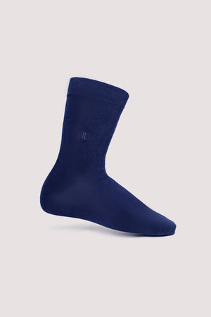 Mercerised Cotton Socks - Dark Navy