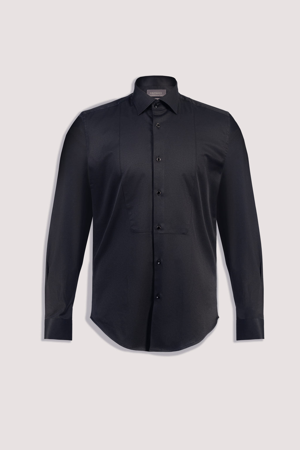 Black Stud Tuxedo Shirt