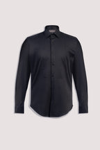 Black Stud Tuxedo Shirt