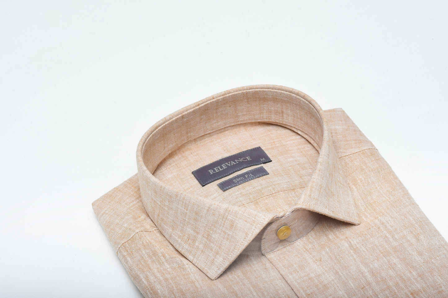 100% Linen Shirt - Beige