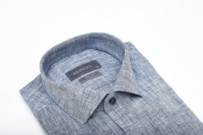 100% Linen Shirt - Grey