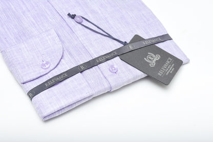 100% Linen Shirt - Lilac