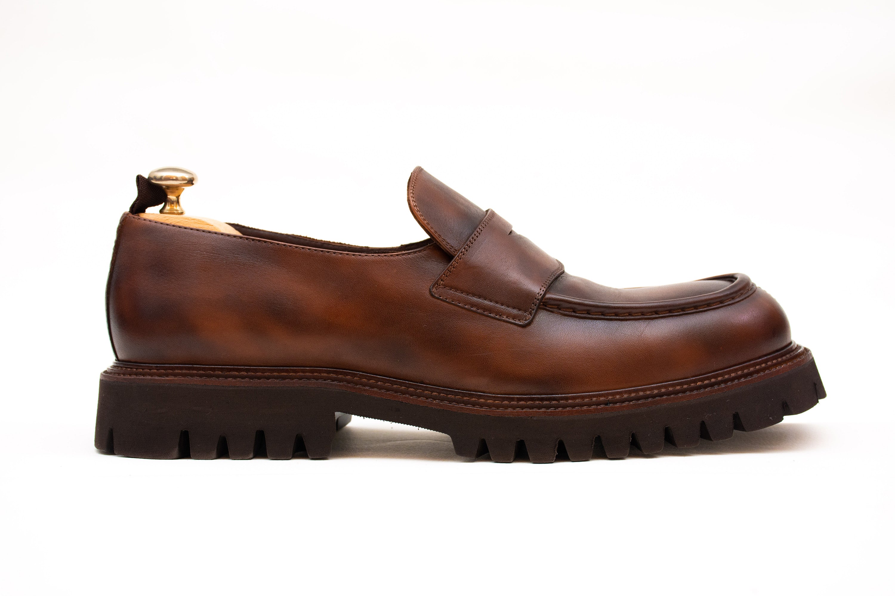 Ox Brown Loafer Shoes