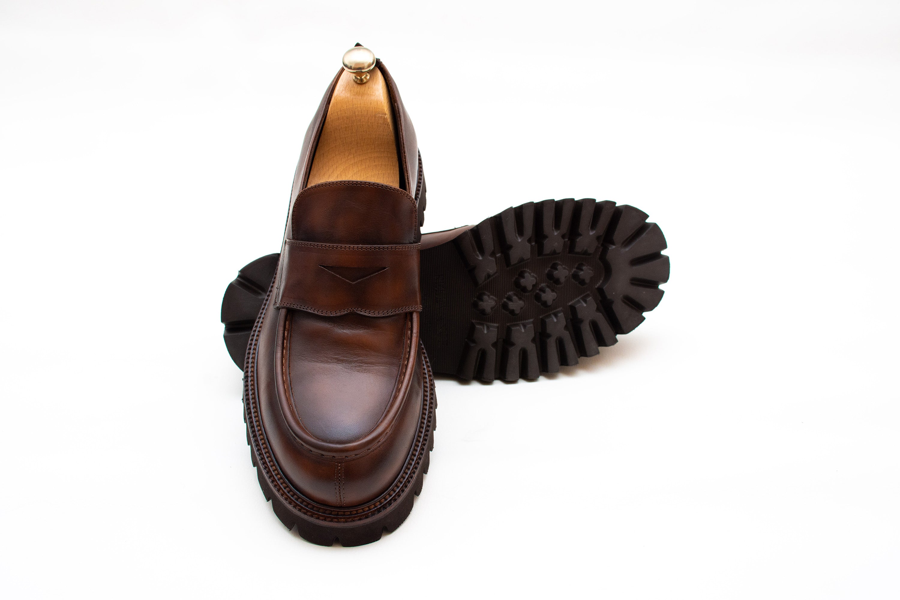 Ox Brown Loafer Shoes