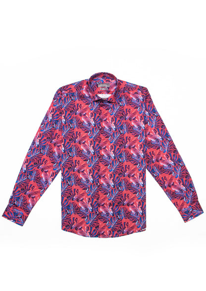 Santorini Jacquard  Satin Shirt