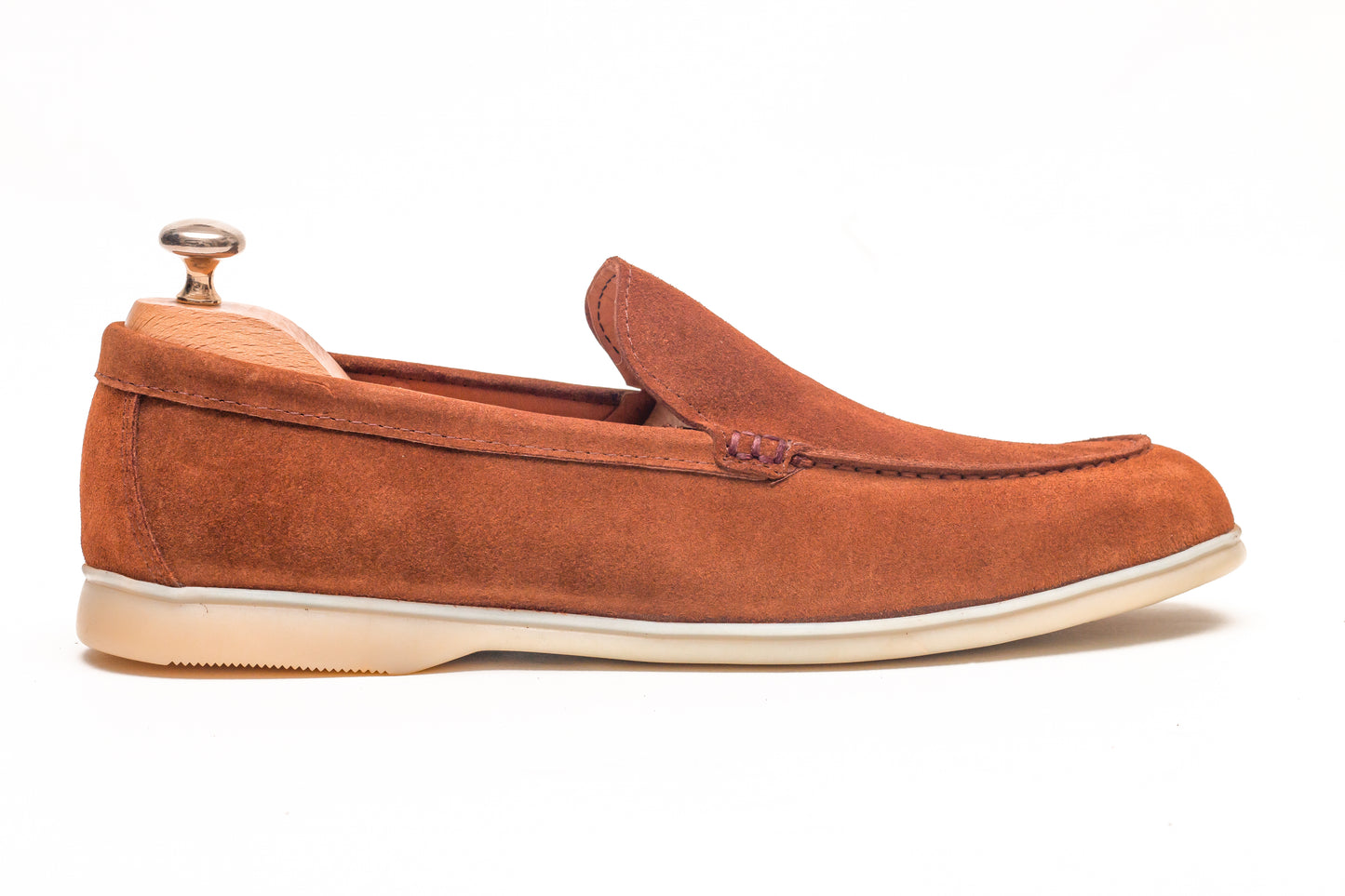 A Brown Galway Suede Loafer Shoe