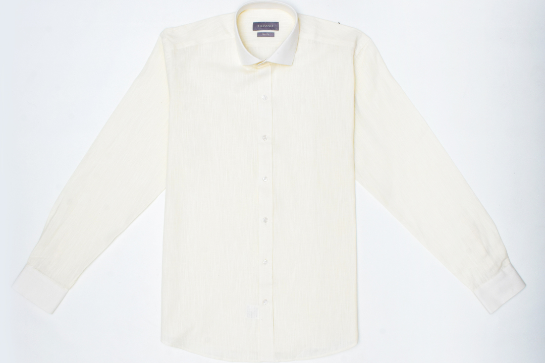 100% Linen Shirt - Cream