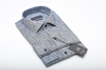 100% Linen Shirt - Grey